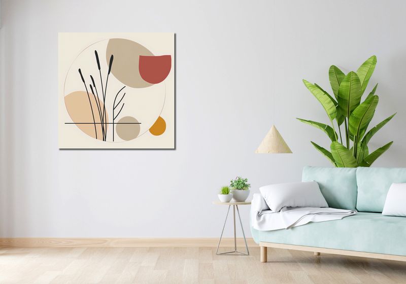 Obraz 90x90cm Pastelowa Ziemia zdjęcie 2