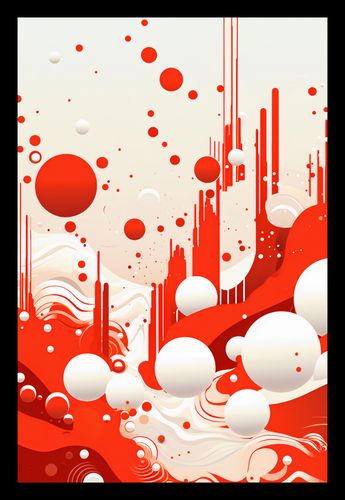 Plakat 20x30cm Krwiście Czerwone Wibracje na Arena.pl