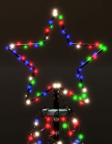 Choinka 200 LED zewnętrzna 180 cm zimna biała na Arena.pl