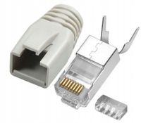 WTYKI EKRANOWANE STP FTP RJ45 KAT.6A KAT.7 10szt