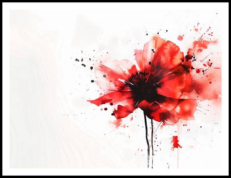 Plakat 100x75cm Płynna Akwarela zdjęcie 3