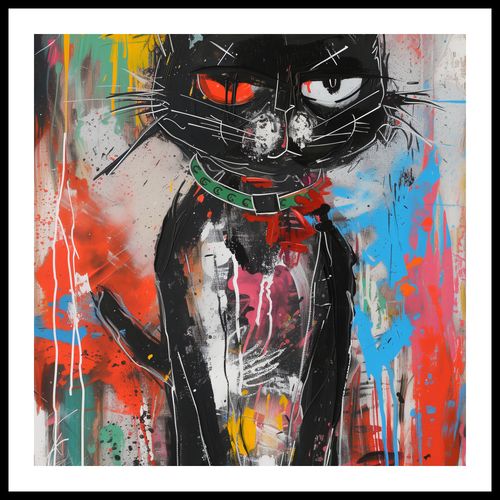 Plakat 50x50cm Gburowaty Kiciak na Arena.pl