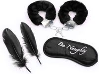 fetish fever   bondage set   4 pieces   black