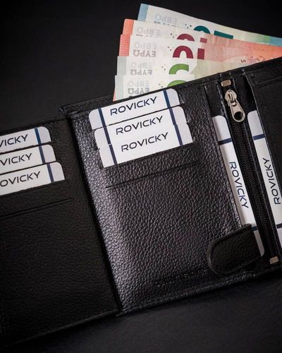 duży, skórzany portfel męski na zatrzask - 4u cavaldi na Arena.pl