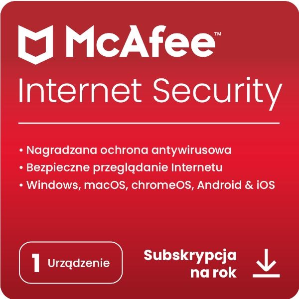 McAfee Internet Security 1PC /1 Rok zdjęcie 1