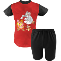 Krótka Piżama dziecięca Tom i Jerry - Nowa Seria
