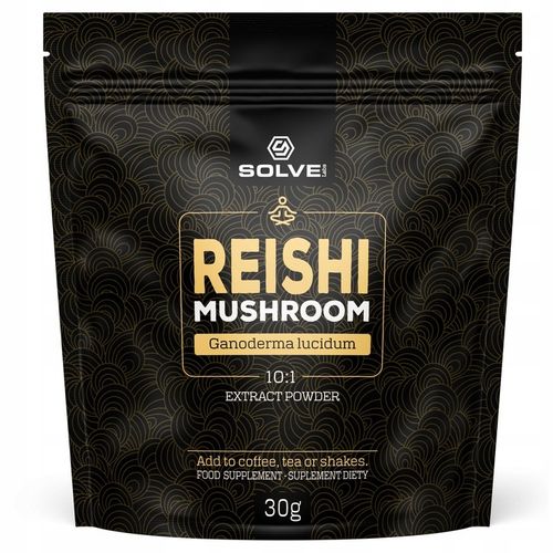 Reishi Ganoderma lucidum 30G SOLVE LABS Ekstrakt na Arena.pl