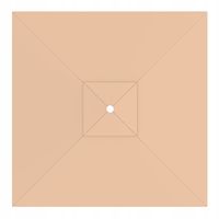 Poszycie kwadratowe na parasol 3x3m KREMOWY