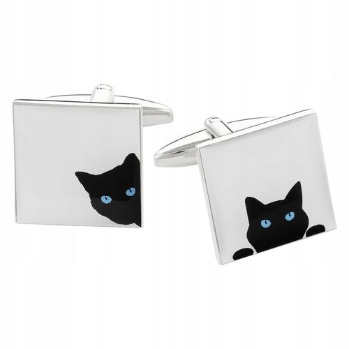 Spinki do mankietów Ciekawski Kot X2 BOCS330 na Arena.pl