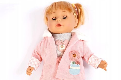 Lalka Bobas Interaktywna Miękka Jak Żywa Duża 42cm Śpiewa Mówi Dziewczynka na Arena.pl
