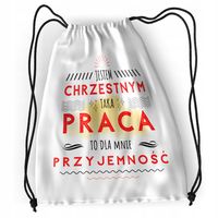 Plecak Dla Chrzestnego Szkolny Worek Torba Z Nadrukiem Ze Zdjęciem