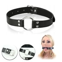 Otwarty stalowy knebel Rozwieracz ust Oral BDSM