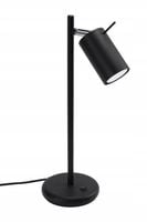 Lampa biurkowa nowoczesna czarna RING 1xGU10 10W, Sollux Lighting
