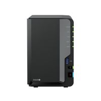 NAS Synology DS225+; Tower; 2x (3.5" SATA HDD/SSD), Intel Celeron J4125; 2GB DDR4 (max. 6GB), 2x 1GbE RJ-45 - Tylko Dyski Synology