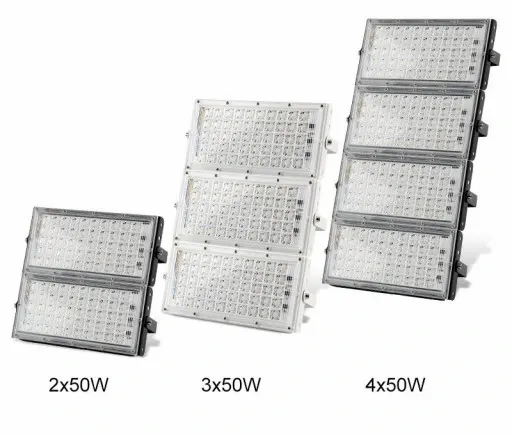 Halogen LED 230V ciepły moc 50W reflektor modułowy zdjęcie 11