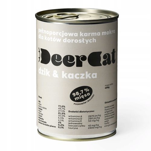 Deer Cat dzik i kaczka 400g na Arena.pl