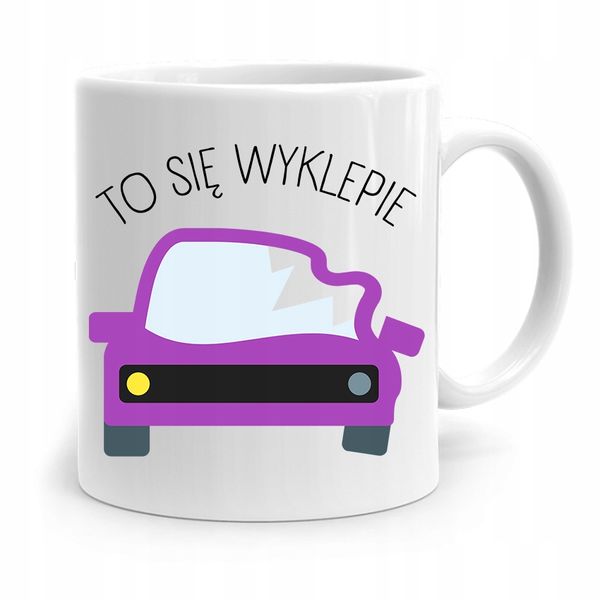 Kubek Prezent Dla Mechanika To Się Wyklepie Z Nadrukiem Ze Zdjęciem zdjęcie 1
