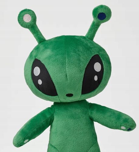 IKEA AFTONSPARV Pluszak Kosmita zielony 34 cm na Arena.pl