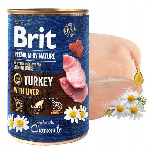 BRIT BY NATURE Karma mokra dla psa mix smaków 12 x 400g na Arena.pl