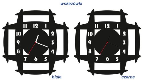 ZEGAR ŚCIENNY RETRO 58cm XXL 130.11 na Arena.pl