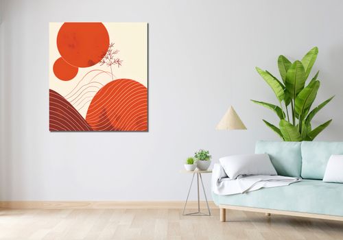 Obraz 90x100cm Ciepło Czerwieni na Arena.pl