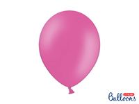 Balony pastelowe różowy mocny, 30 cm 10 szt.