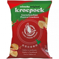 Chipsy krewetkowe Sriracha Original 80g - Flying Goose