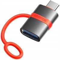 mcdodo adapter przejściówka usb-a 3.0 do usb-c na usb typ c 3a 5gbps otg