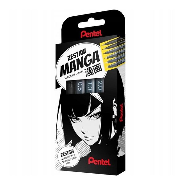 ZESTAW MANGA PENTEL zdjęcie 1