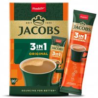 Kawa w saszetkach rozpuszczalna Jacobs Original 3w1 20x 12,6g