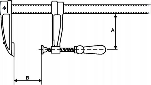 ŚCISK STOLARSKI 500x80MM na Arena.pl