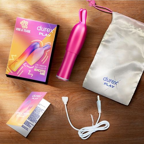 Durex Play 2w1 wibrator damski ze stymulującą końcówką ładowany przez USB na Arena.pl