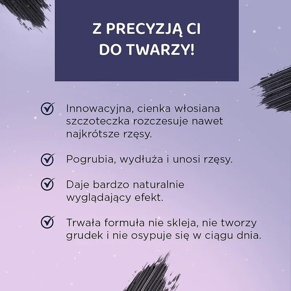 Eveline Tusz Do Rzęs Defining Superthin Z Precyzyjną Szczoteczką zdjęcie 3