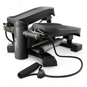 Stepper do ćwiczeń fitness skrętny 2w1 z linkami licznikiem step Trex