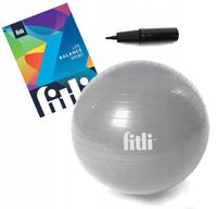 PIŁKA REHABILITACYJNA Gimnastyczna 65cm do ćwiczeń fitness ANTIBURST POMPKA