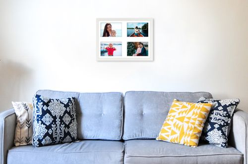 Ramka na 4 zdjęcia Hekla 30x40x4 galeria biały 1szt. na Arena.pl