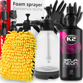 PIANOWNICA RĘCZNA AKTYWNA PIANA RÓŻOWA K2 1L RĘKAWICA Z MIKROFIBRY DO MYCIA