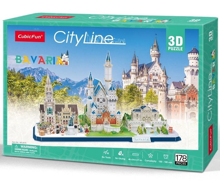 Puzzle 3D City Line Bavaria 2675 zdjęcie 1
