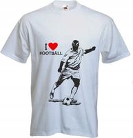 Koszulka kibica piłki nożnej I LOVE FOOTBALL piłka