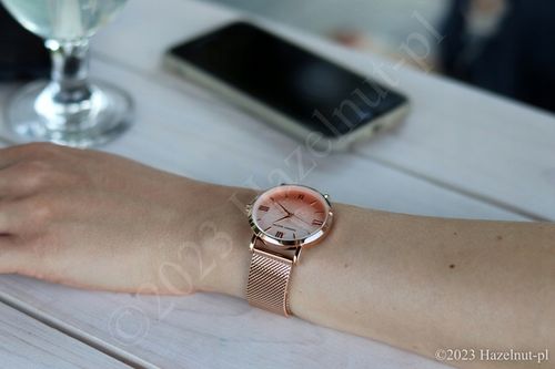 Zegarek damski bransoletka mesh PREZENT motyl na Arena.pl