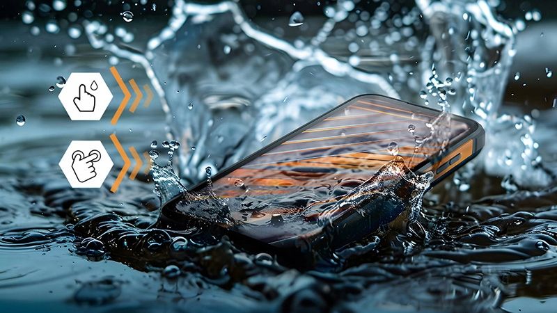 Wytrzymały Hammer Iron Va Duża Bateria 6500Mah Android 14 Ip69 zdjęcie 10