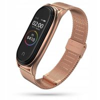 TECH-PROTECT BRANSOLETA MILANESEBAND DO XIAOMI MI BAND 5/6/6 NFC ROSE GOLD