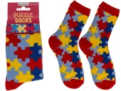 Skarpetki Puzzle - Kolorowy Gadżet dla Miłośników Układanek - rozmiar 36-42