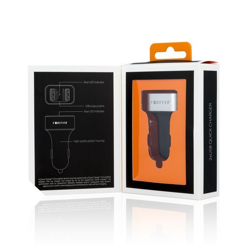 ŁADOWARKA SAMOCHODOWA FOREVER 30W QUICK CHARGE 3.0 na Arena.pl