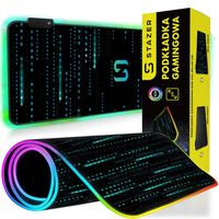 DUŻA GAMINGOWA PODKŁADKA POD MYSZ MYSZKĘ NA BIURKO DO KOMPUTERA PC XXL RGB