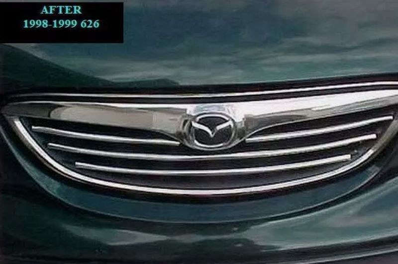 98-99 MAZDA 626 - LIstwy chrom grill chromowan zdjęcie 3
