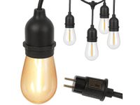 Girlanda łańcuch świetlny 15x led e27 lampki oświetlenie do ogrodu