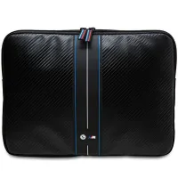 bmw sleeve bmcs14comscakl 14czarny/black carbon blue stripes
