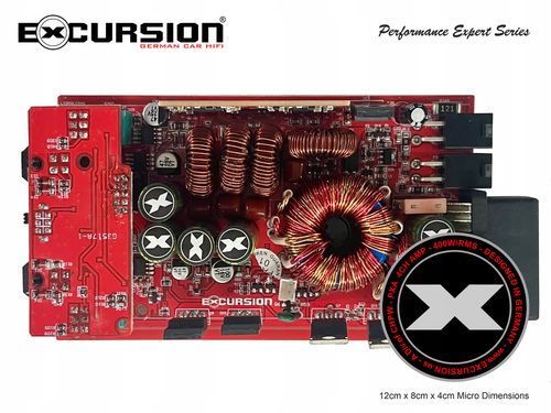 WZMACNIACZ Excursion do systemów fabrycznych 4 kanały 4x 100W 2x 200W FRD na Arena.pl