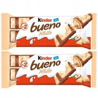 Kinder Bueno White Wafel w białej czekoladzie z nadzieniem 39 g  x 2